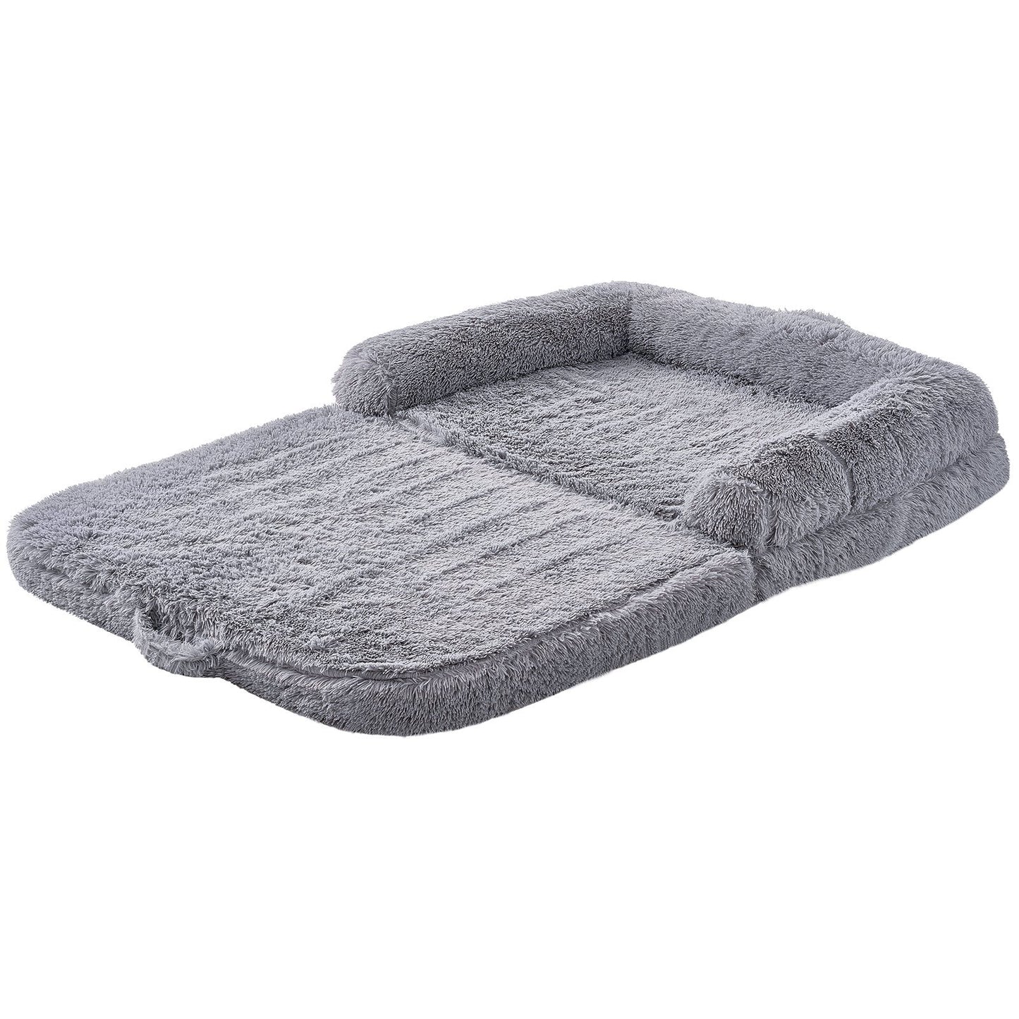 PawLounge Max – Giant Dog Bed for Humans. Ultra-Soft Velvet, Machine Washable