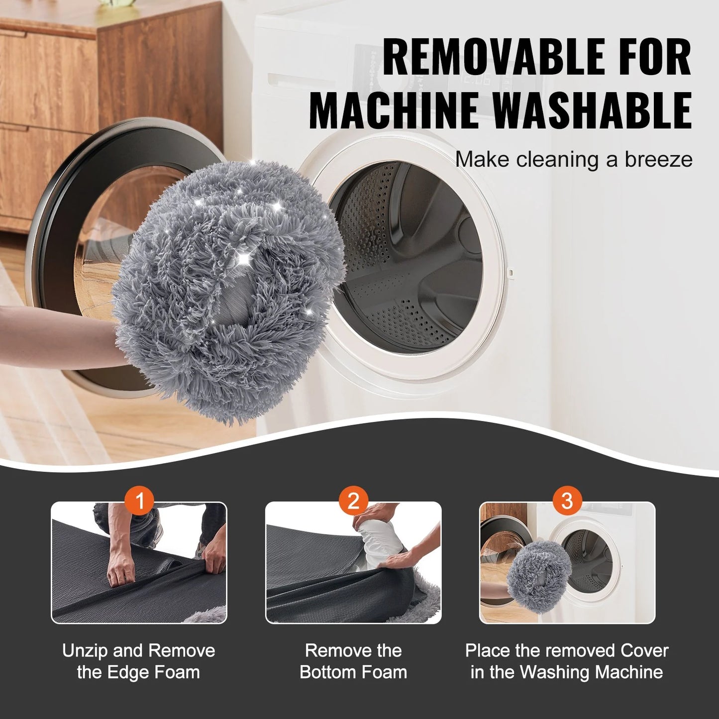 PawLounge Max – Giant Dog Bed for Humans. Ultra-Soft Velvet, Machine Washable