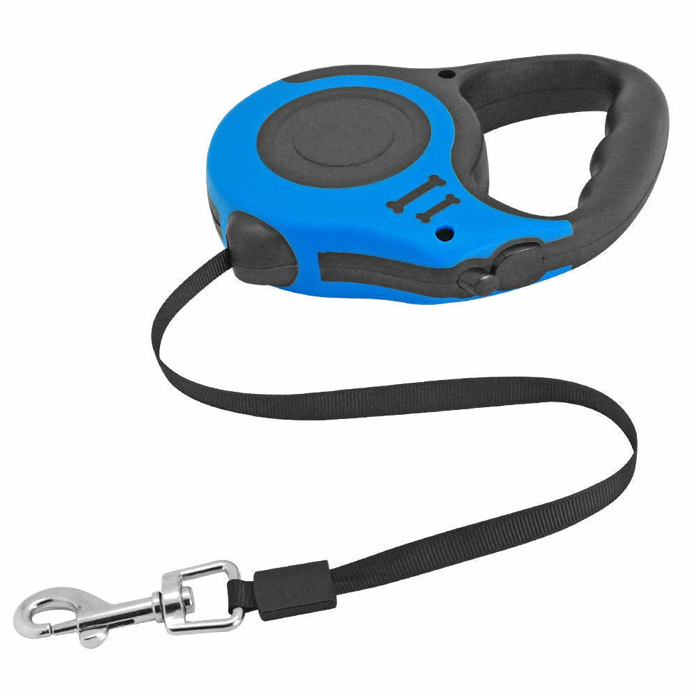 QuickStop Retractable Leash – Dual Size Control with Lock & Brake