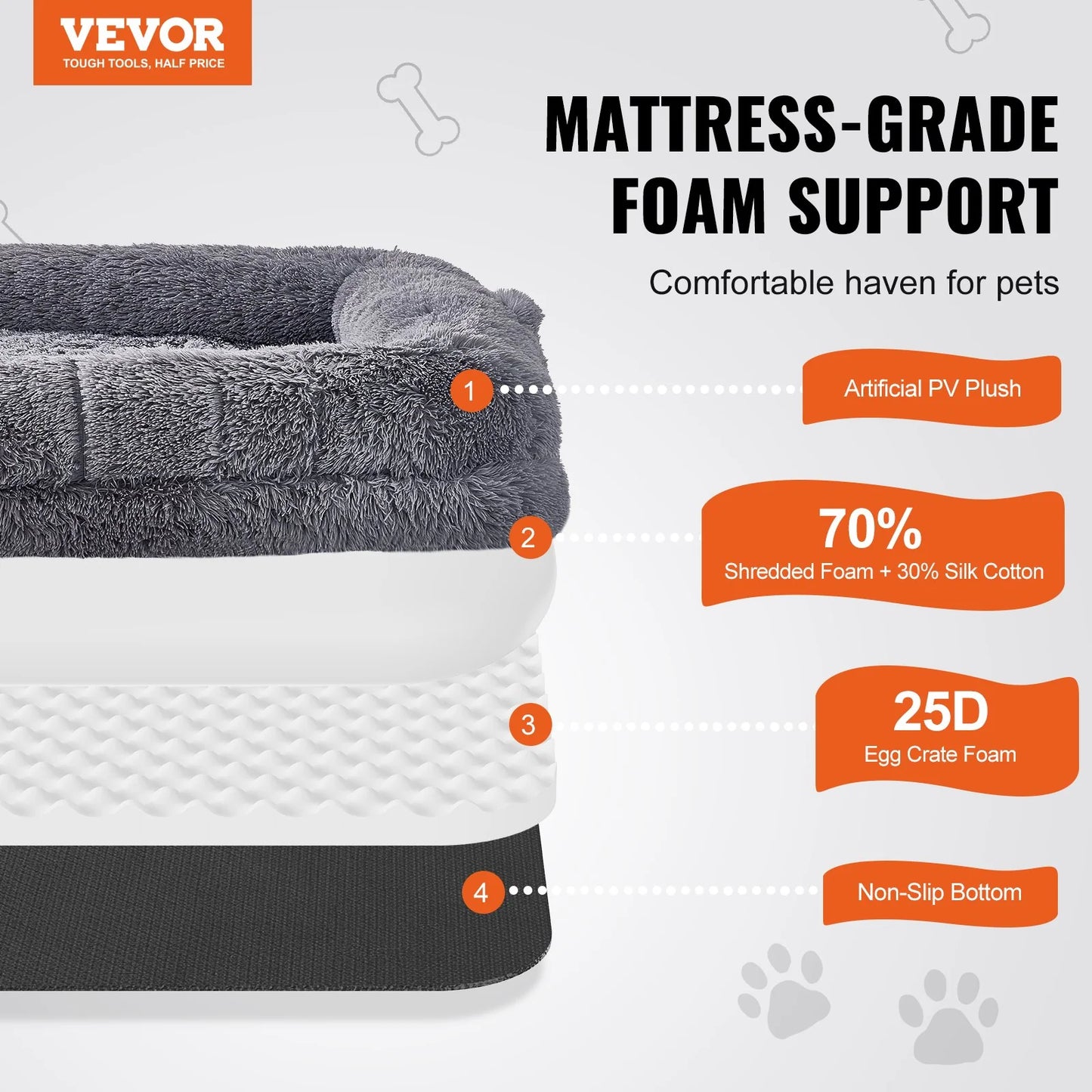 PawLounge Max – Giant Dog Bed for Humans. Ultra-Soft Velvet, Machine Washable