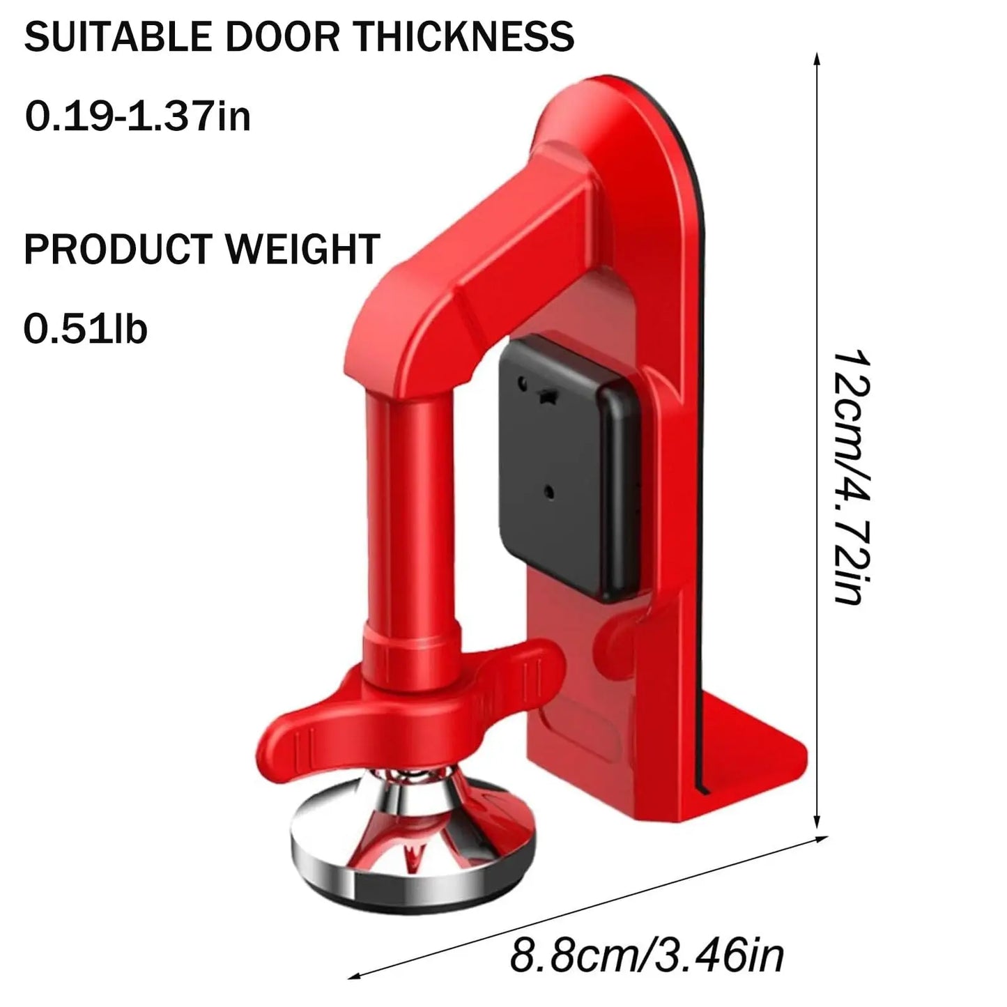 SecureStop – Portable Door Lock & Alarm for Travel Safety