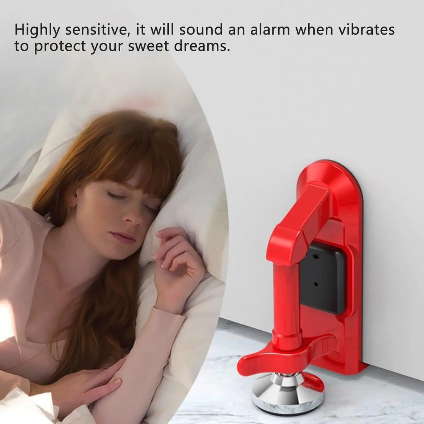 SecureStop – Portable Door Lock & Alarm for Travel Safety