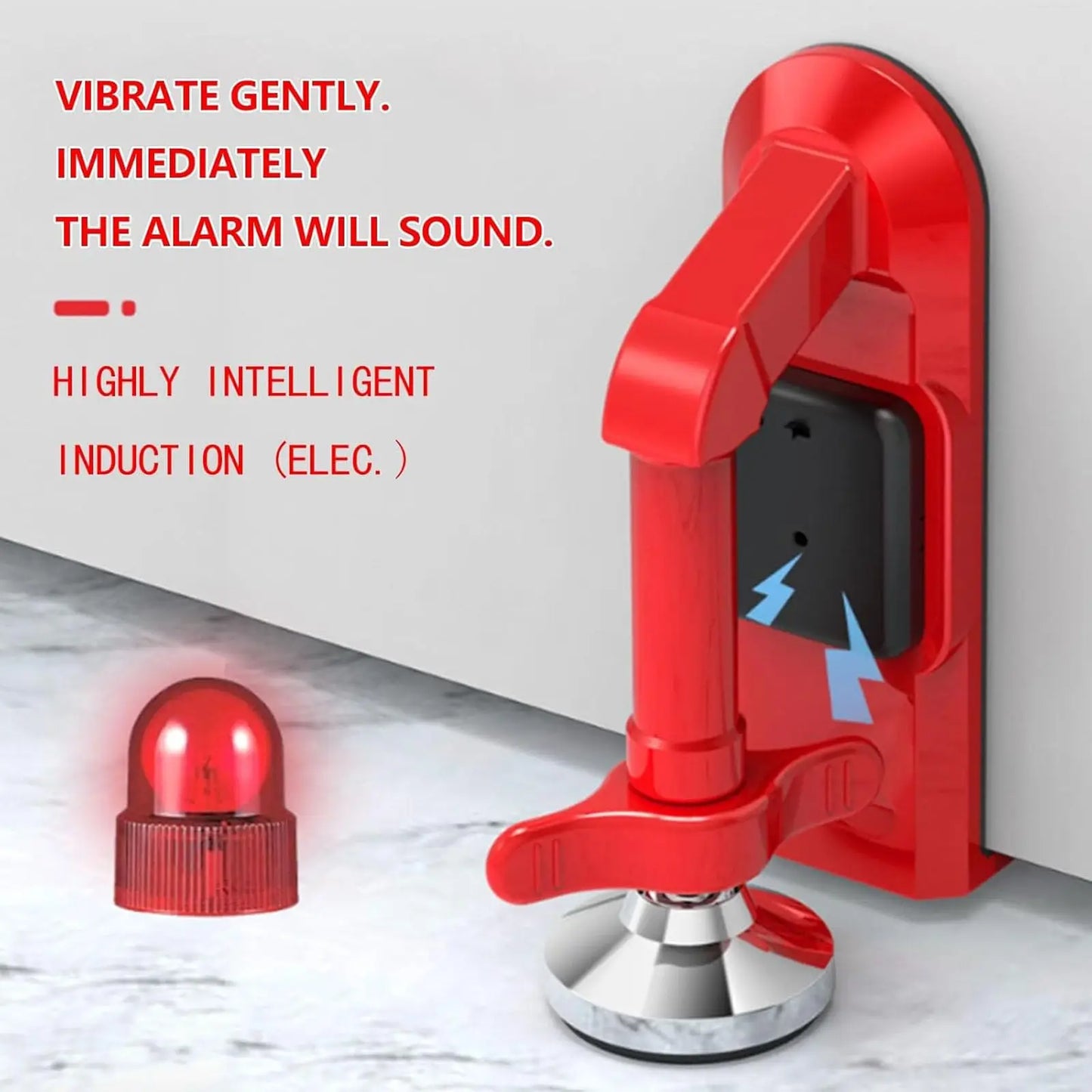 SecureStop – Portable Door Lock & Alarm for Travel Safety