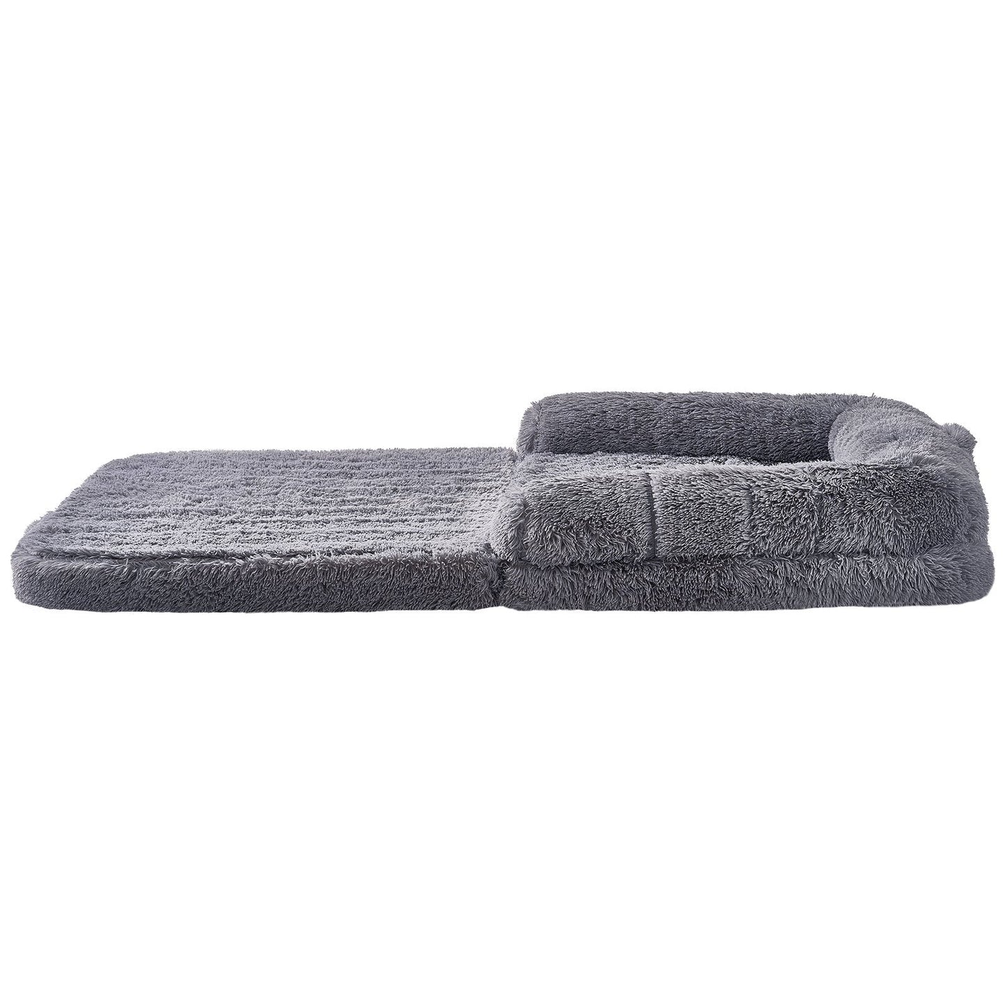 PawLounge Max – Giant Dog Bed for Humans. Ultra-Soft Velvet, Machine Washable