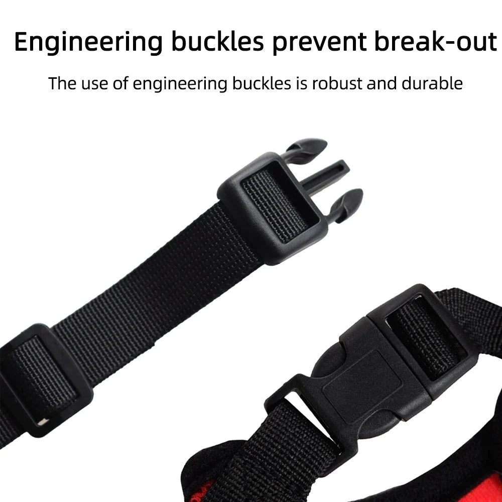 Reflective Harness & Leash Combo – Secure Fit for Small to XL Dogs & Cats