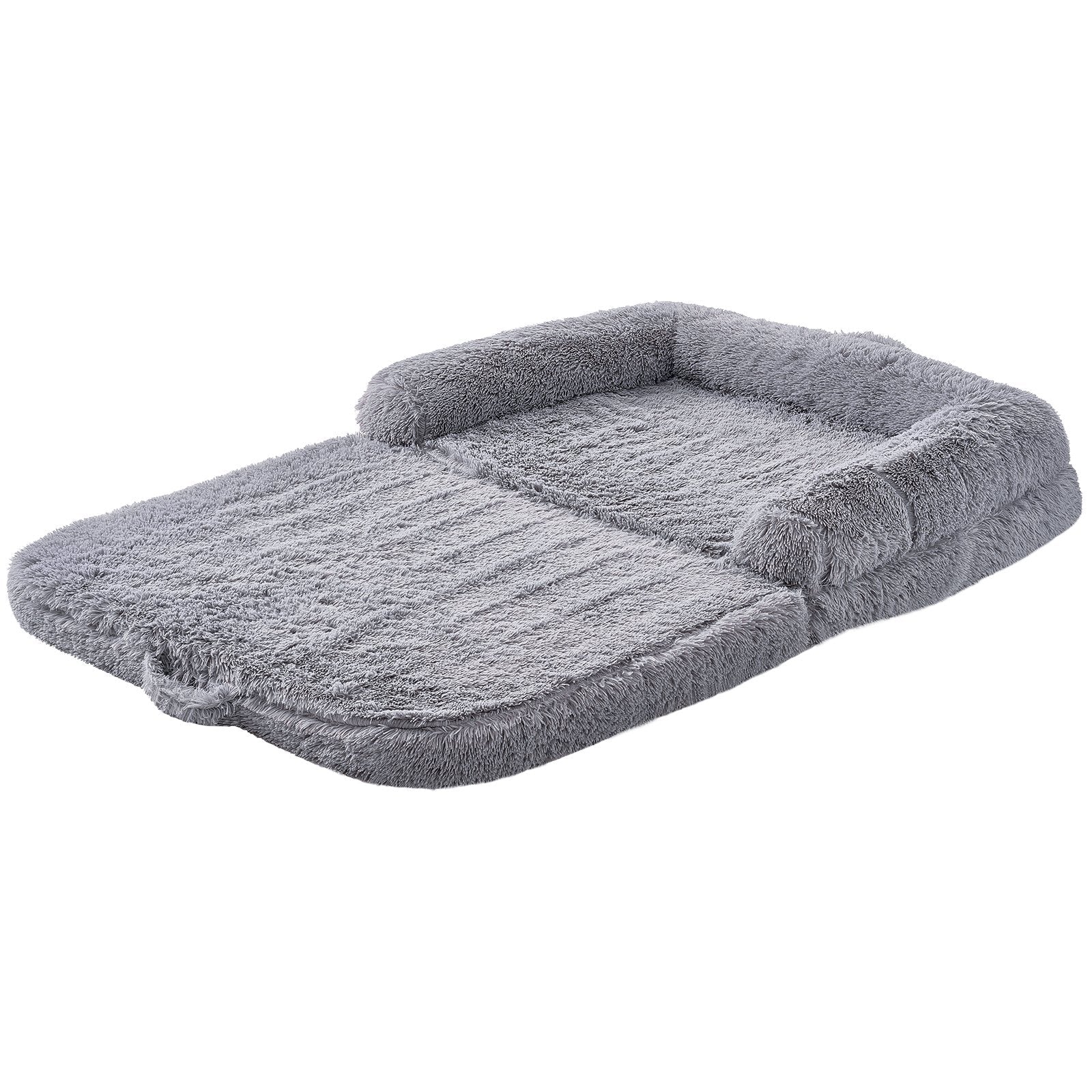 PawLounge Max – Giant Dog Bed for Humans. Ultra-Soft Velvet, Machine Washable