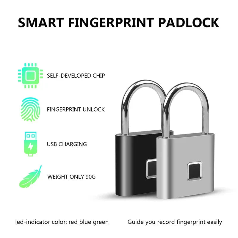 TouchLock – Smart Fingerprint Security Padlock