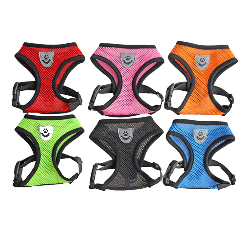 Reflective Harness & Leash Combo – Secure Fit for Small to XL Dogs & Cats