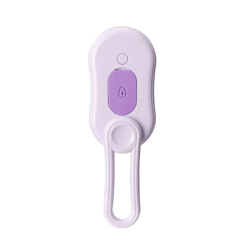 3-in-1 Electric Pet Grooming Brush with Steam Cleaning, Massage Function, and Retractable Handle for Cats and Dogs