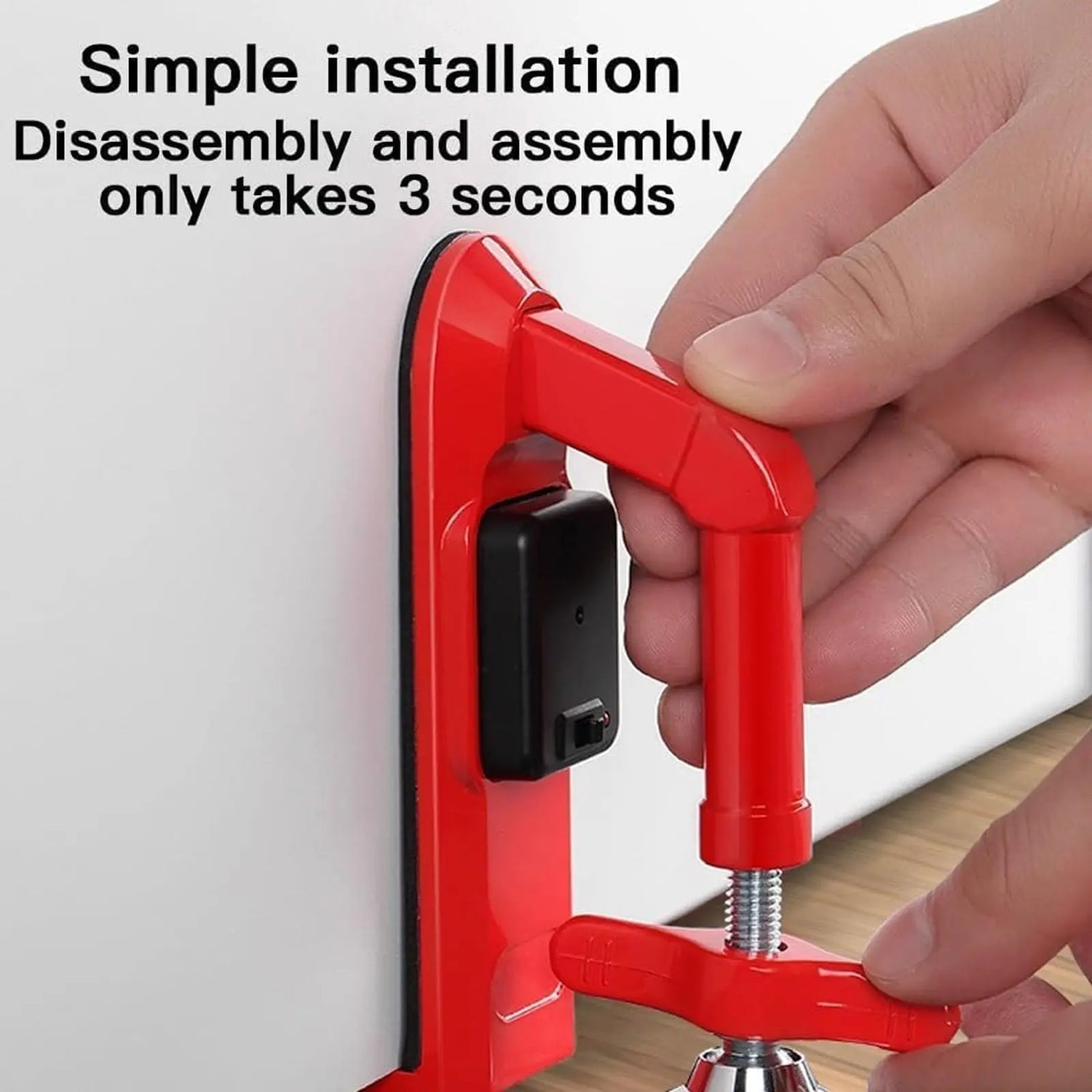 SecureStop – Portable Door Lock & Alarm for Travel Safety