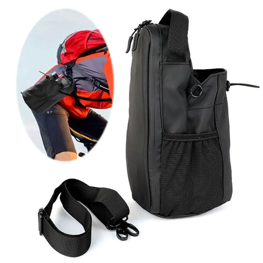 Magnetic Crossbody Gym Bag with Water Bottle Pouch and Phone Holder for Fitness and Travel