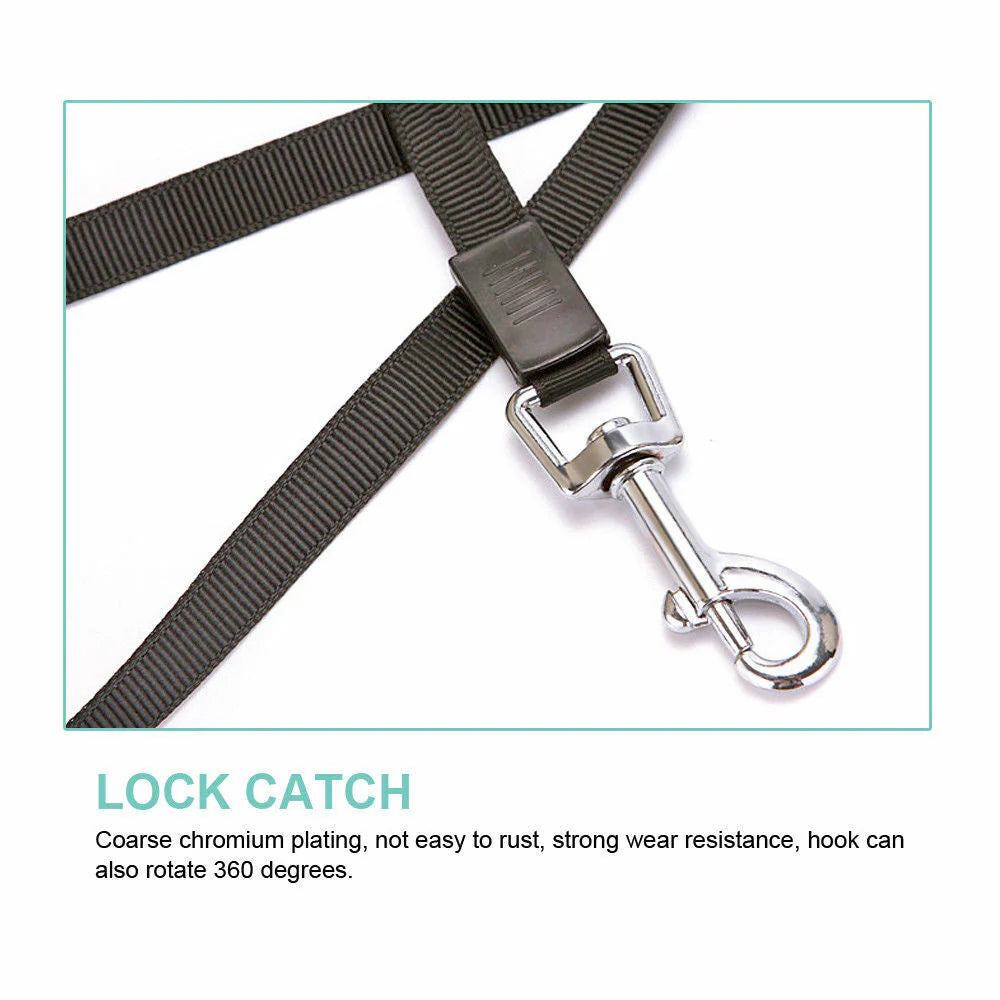 QuickStop Retractable Leash – Dual Size Control with Lock & Brake