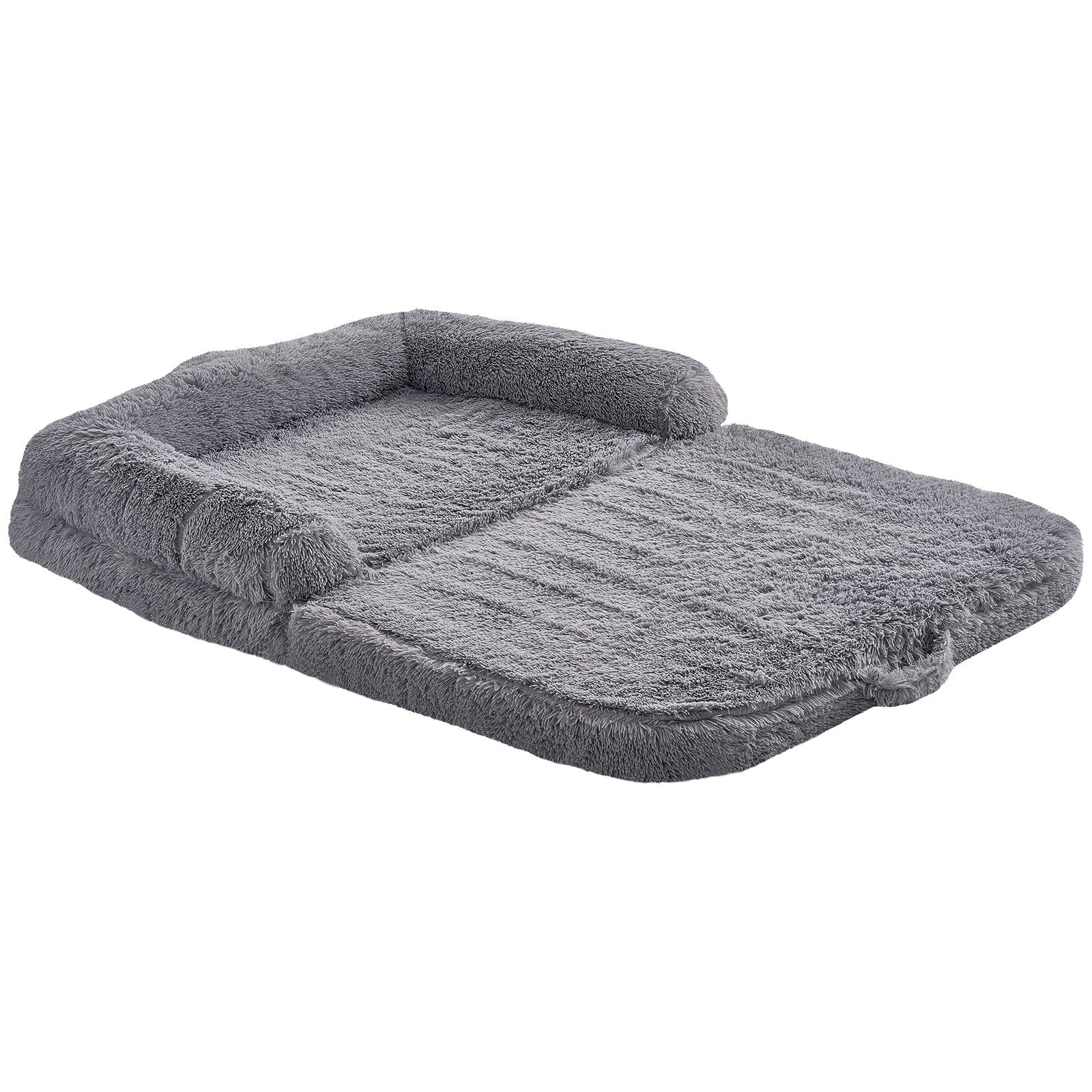 PawLounge Max – Giant Dog Bed for Humans. Ultra-Soft Velvet, Machine Washable